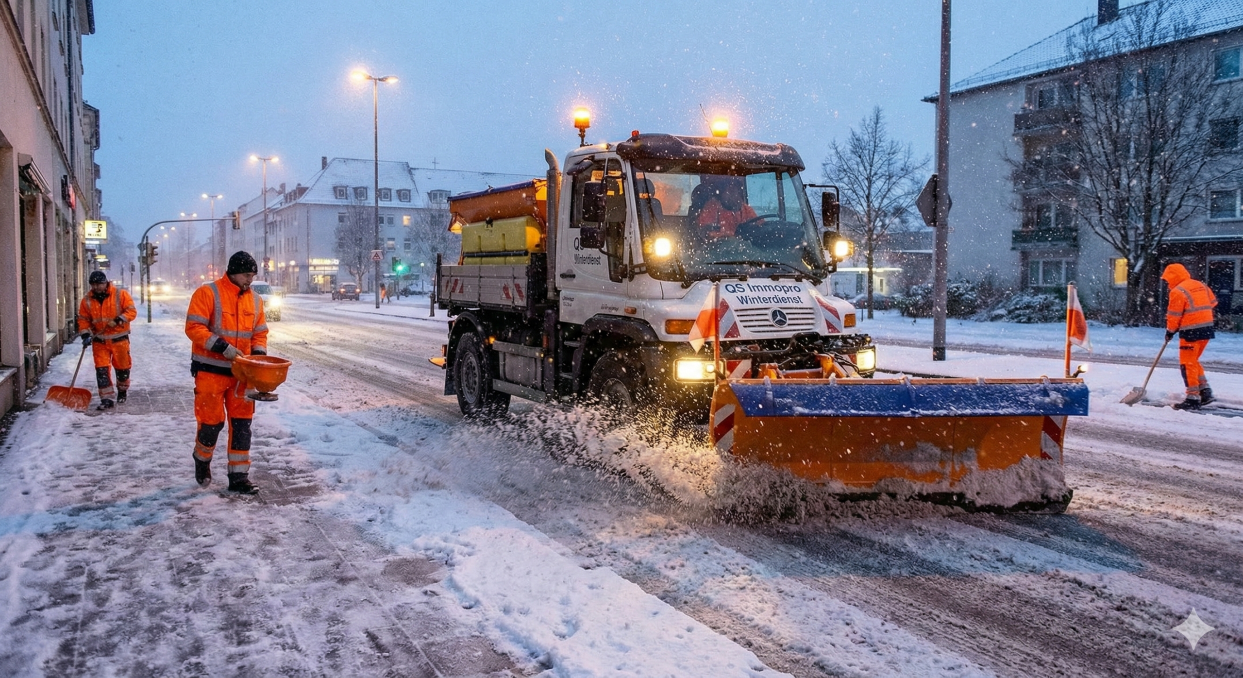 Professioneller Winterdienst QS Immopro